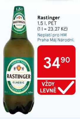 Rastinger, 1.5 l, PET