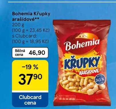 Bohemia Křupky arašidové, 200 g