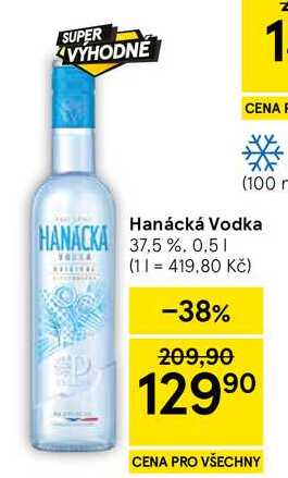Hanácká vodka, 0,5 l