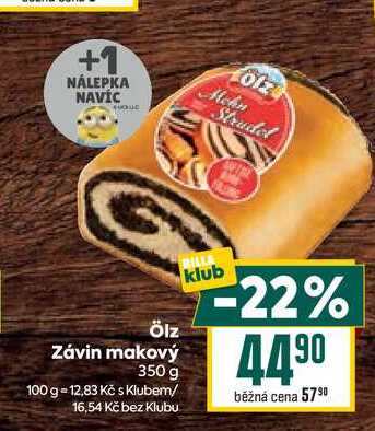 Ölz Závin makový 350 g
