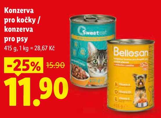Konzerva pro kočky/ konzerva pro psy, 415 g