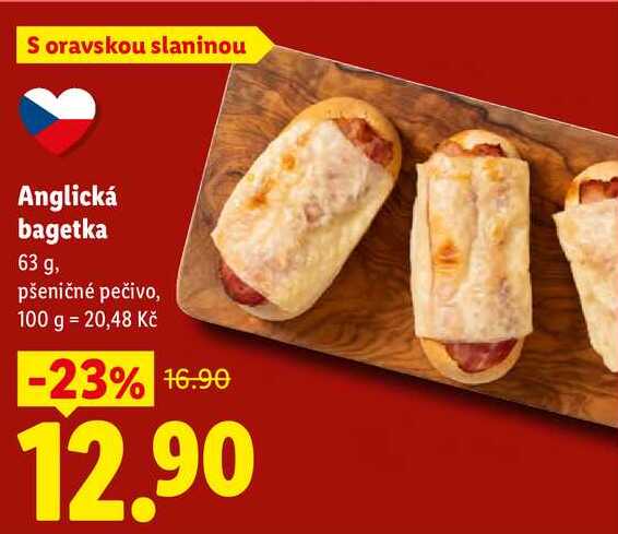 Anglická bagetka, 63 g