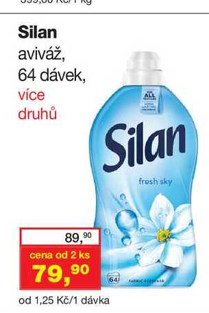 Silan aviváž, 64 dávek