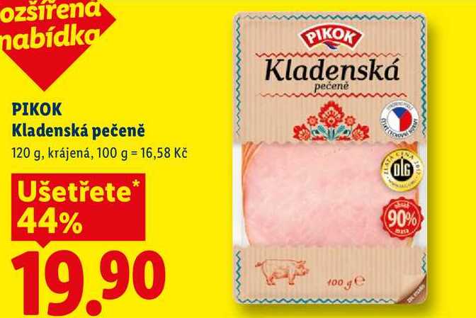 PIKOK Kladenská pečeně, 120 g