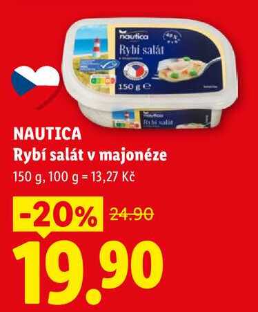 NAUTICA Rybí salát v majonéze, 150 g