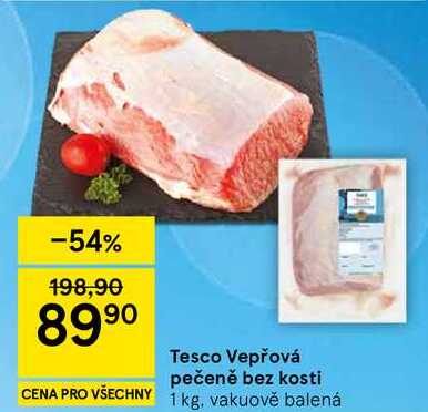 Tesco Vepřová pečeně bez kosti, 1 kg