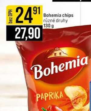Bohemia chips různé druhy 130 g