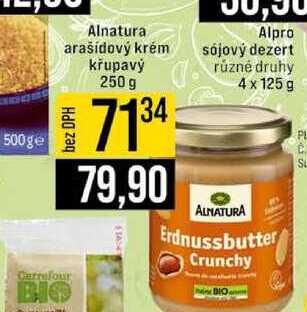 Alnatura arašídový krém křupavý 250 g