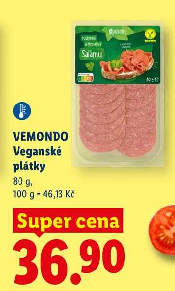 VEMONDO Veganské plátky, 80 g