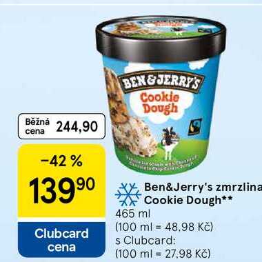 Ben&Jerry's zmrzlina Cookie Dough, 465 ml