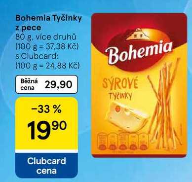 Bohemia Tyčinky z pece, 80 g