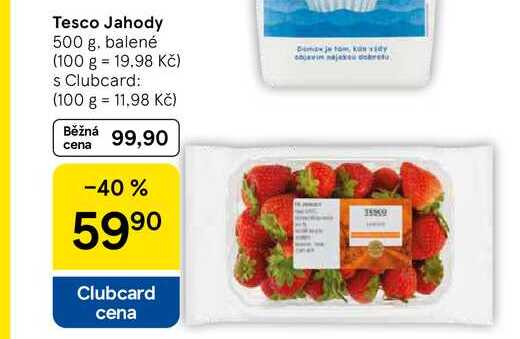 Tesco Jahody, 500 g