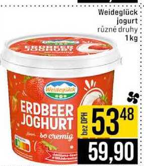 Weideglück jogurt různé druhy 1 kg