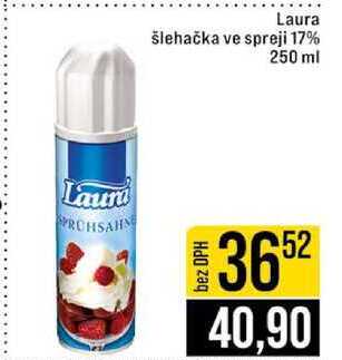 Laura šlehačka ve spreji 17% 250 ml