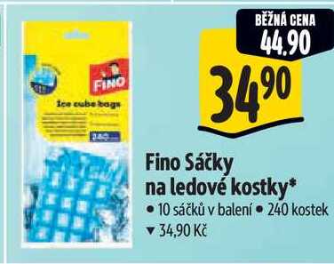 Fino Sáčky na ledové kostky, 10 sáčků