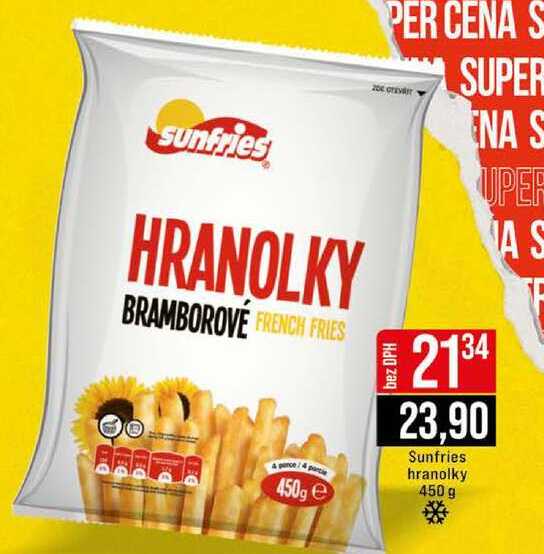 Sunfries hranolky 450 g