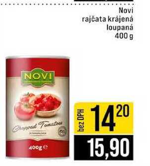 Novi rajčata krájená loupaná 400 g