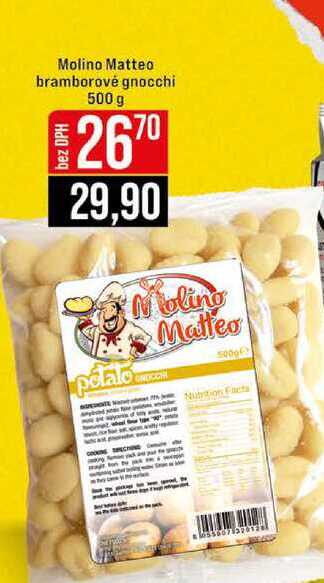 Molino Matteo bramborové gnocchi 500 g 