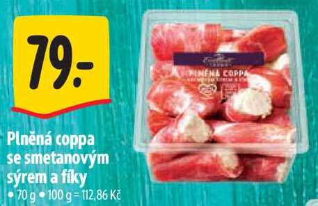 Plněná coppa se smetanovým sýrem a fíky, 70 g