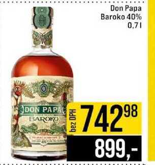 Don Papa Baroko 40% 0,7l