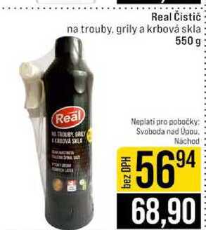 Real Čistič na trouby, grily a krbová skla 550 g