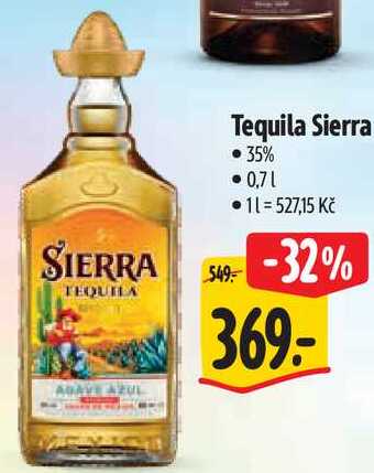 Tequila Sierra, 0,7 l