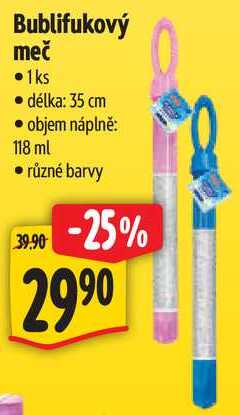 Bublifukový meč