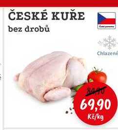 ČESKÉ KUŘE bez drobů Chlazené 1kg