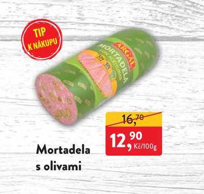 Mortadela s olivami 100g