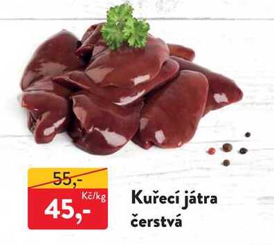 Kuřecí játra čerstvá 1kg