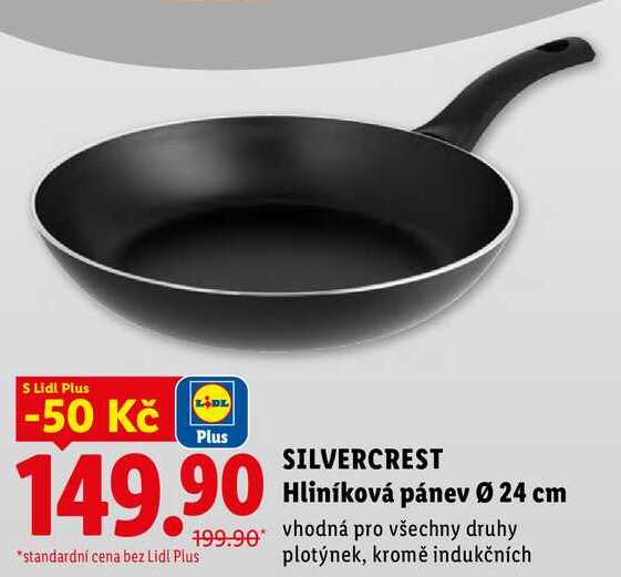 SILVERCREST Hliníková pánev Ø 24 cm
