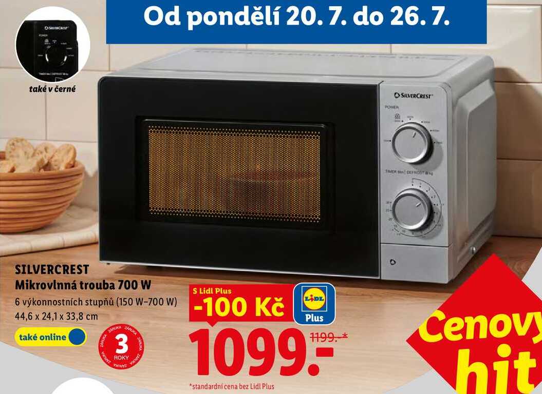 SILVERCREST Mikrovlnná trouba 700 W