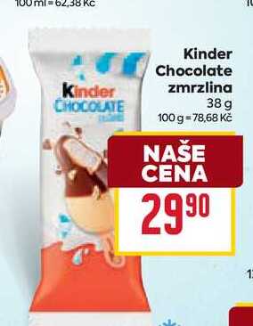Kinder Chocolate zmrzlina 38 g