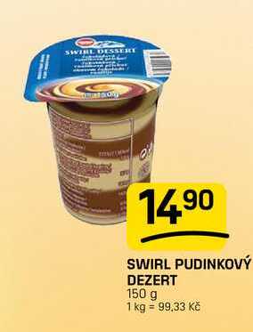 SWIRL PUDINKOVÝ DEZERT 150g