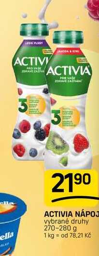 ACTIVIA NÁPOJ 270g
