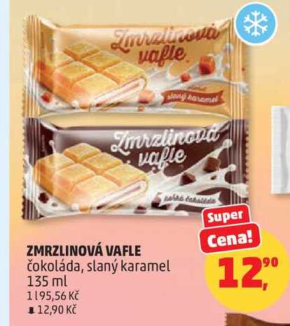 ZMRZLINOVÁ VAFLE čokoláda, slaný karamel, 135 ml