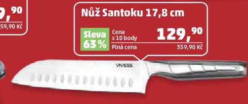 Nůž Santoku 17,8 cm