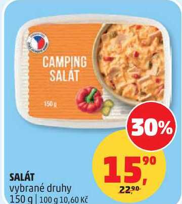 SALÁT vybrané druhy, 150 g