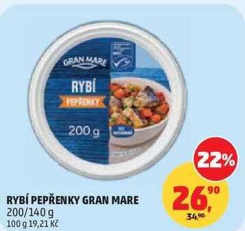 RYBÍ PEPŘENKY GRAN MARE, 200/140 g