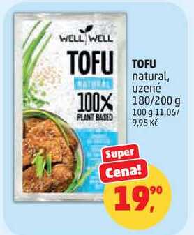TOFU natural, uzené, 180/200 g