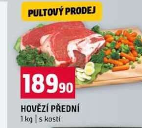 HOVĚZÍ PŘEDNÍ 1 kg s kostí
