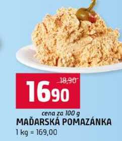 MAĎARSKÁ POMAZÁNKA 100g