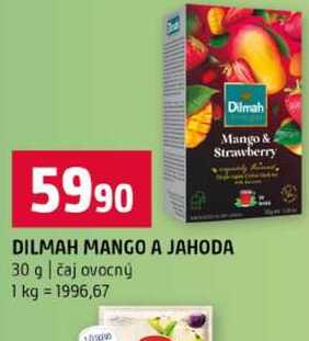 DILMAH MANGO A JAHODA 30 g čaj ovocný