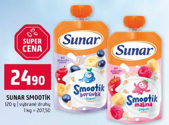 SUNAR SMOOTĺK 120 g vybrané druhy