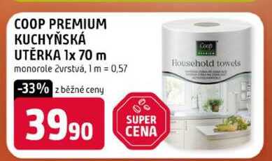 COOP PREMIUM KUCHYŇSKÁ UTĚRKA 1x 70 m monorole 2vrstvá