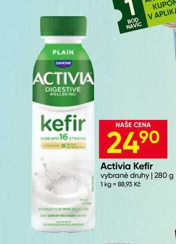 Activia Kefír vybrané druhy 280 g