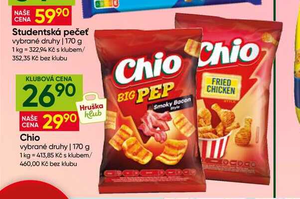 Chio vybrané druhy 170 g