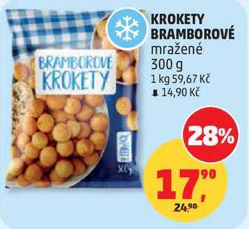 KROKETY BRAMBOROVÉ mražené, 300 g