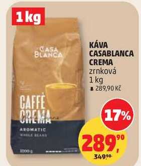 KÁVA CASABLANCA CREMA zrnková, 1 kg