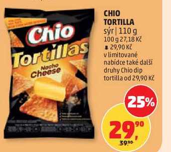 CHIO TORTILLA sýr, 110 g